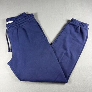 Tna Aritzia Cozy Fleece Mega Sweatpant Size S Navy Blue Joggers High Rise